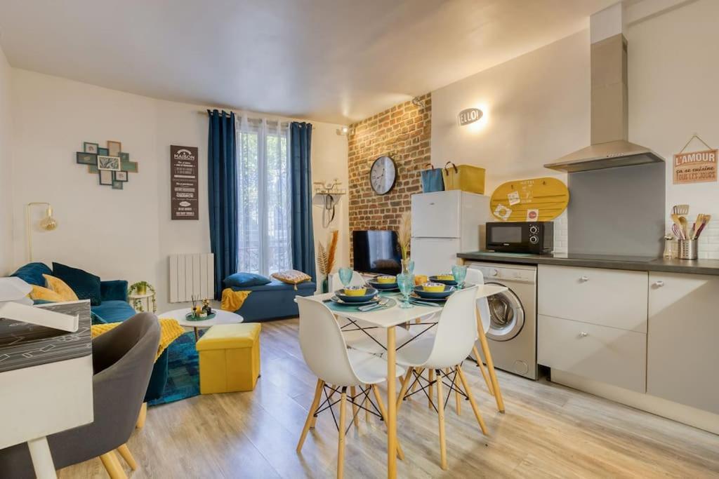 Ferienwohnung Escale A Paris Metro & Parking Saint-Ouen  Exterior foto